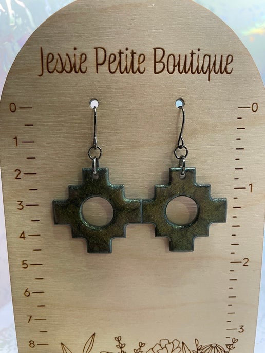 Aztec : Boucles d'oreilles 