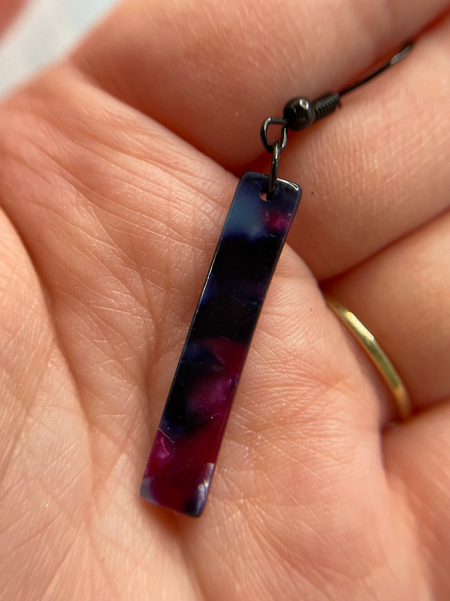 Mini Rectangle Earrings – NICKEL FREE