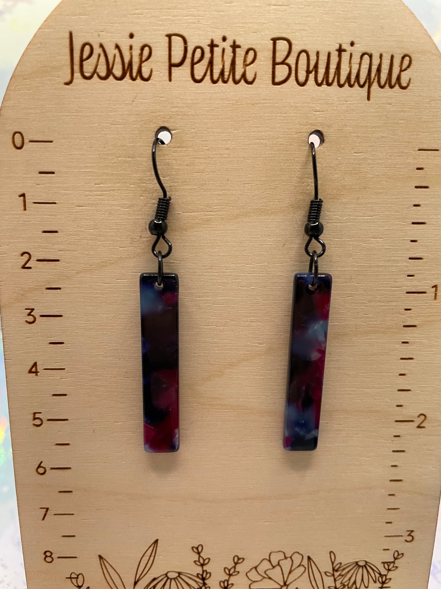 Mini Rectangle Earrings – NICKEL FREE