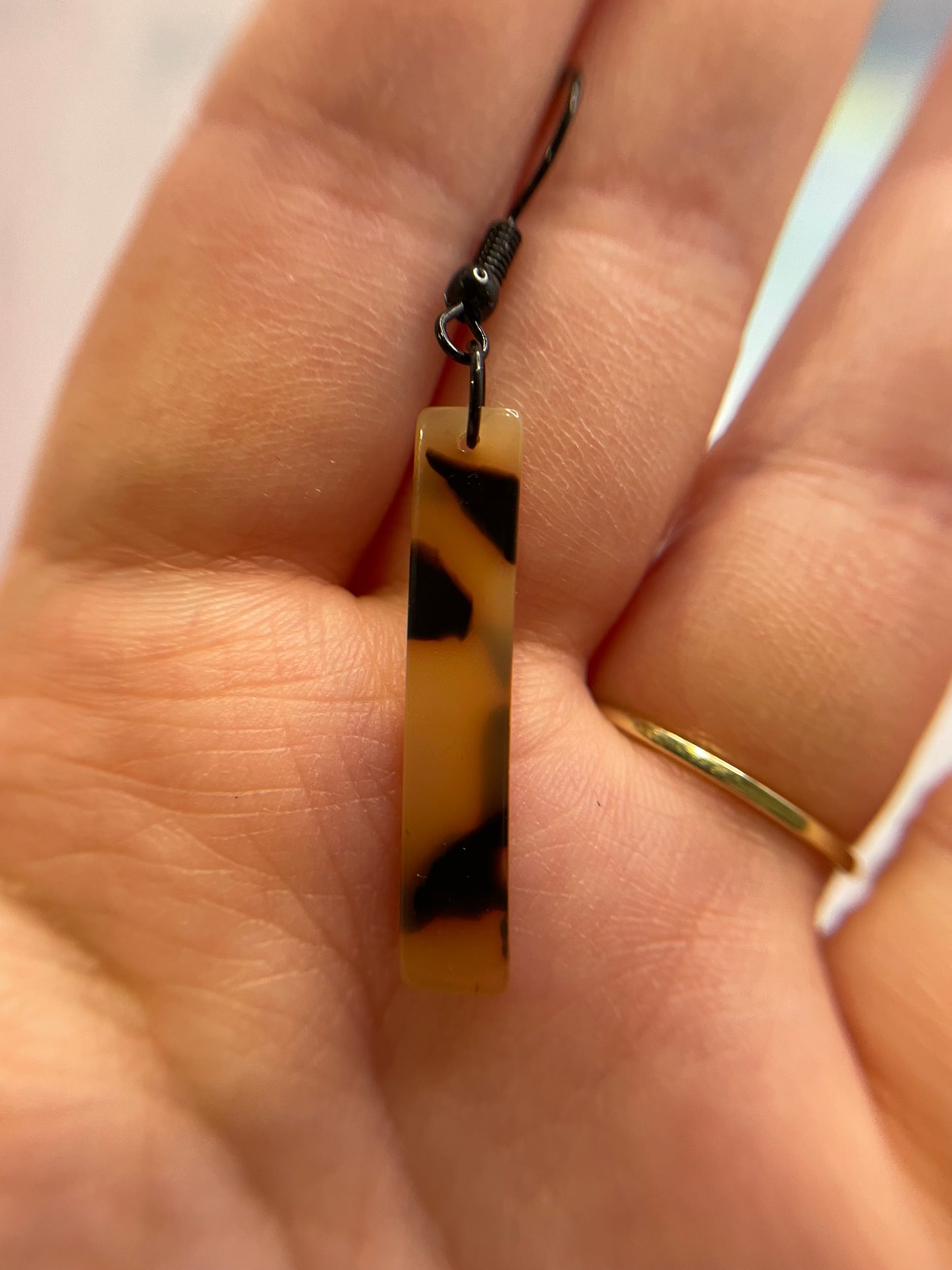 Mini Rectangle Earrings – NICKEL FREE